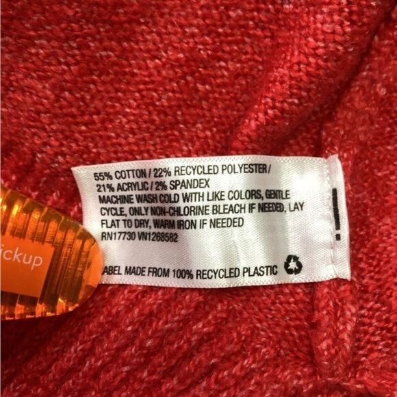 A New Day Women’s Pullover Turtleneck Sweater, Red, size XS - Picture 7 of 8